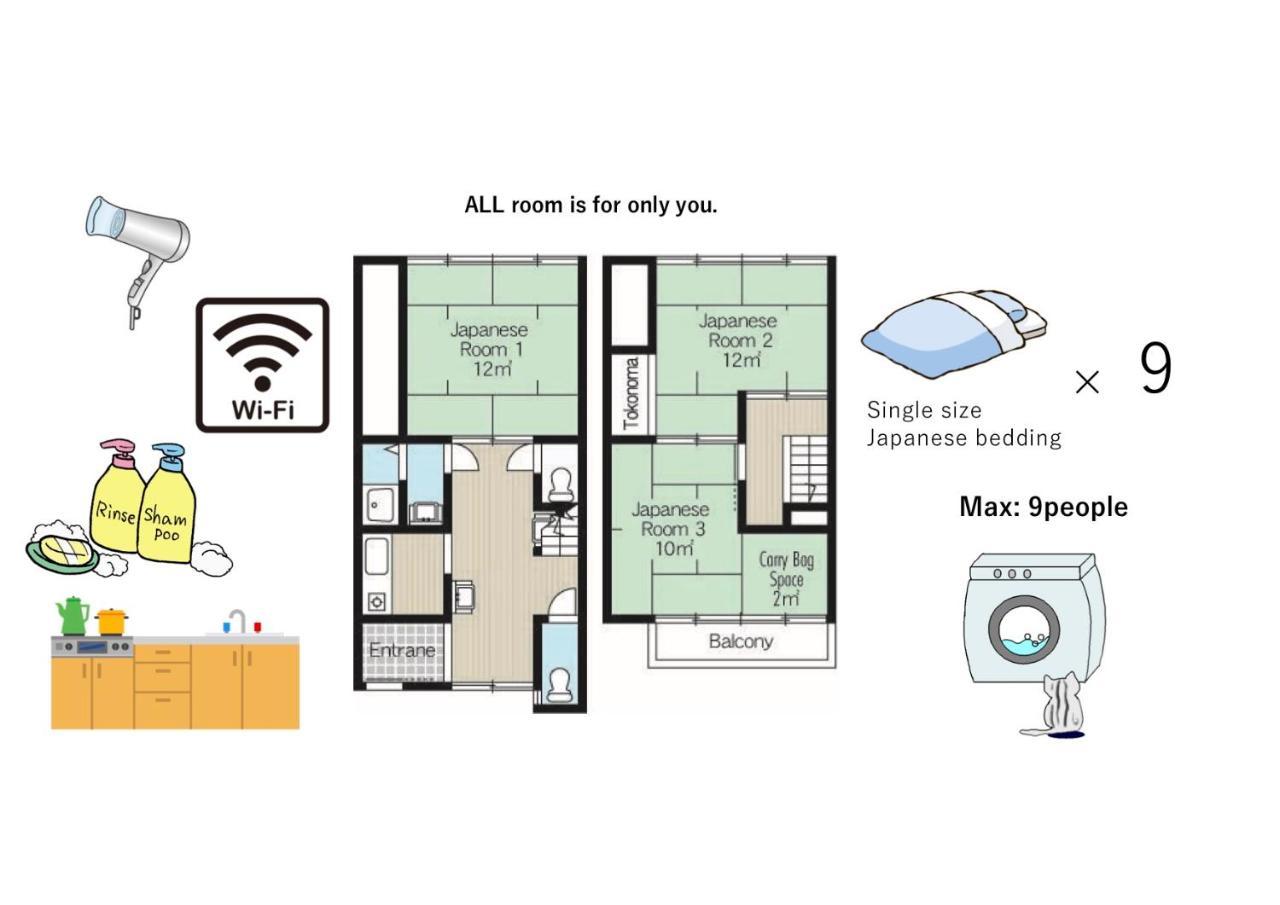 Moco Hostel Киото Экстерьер фото